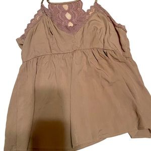 Tank top size large lace